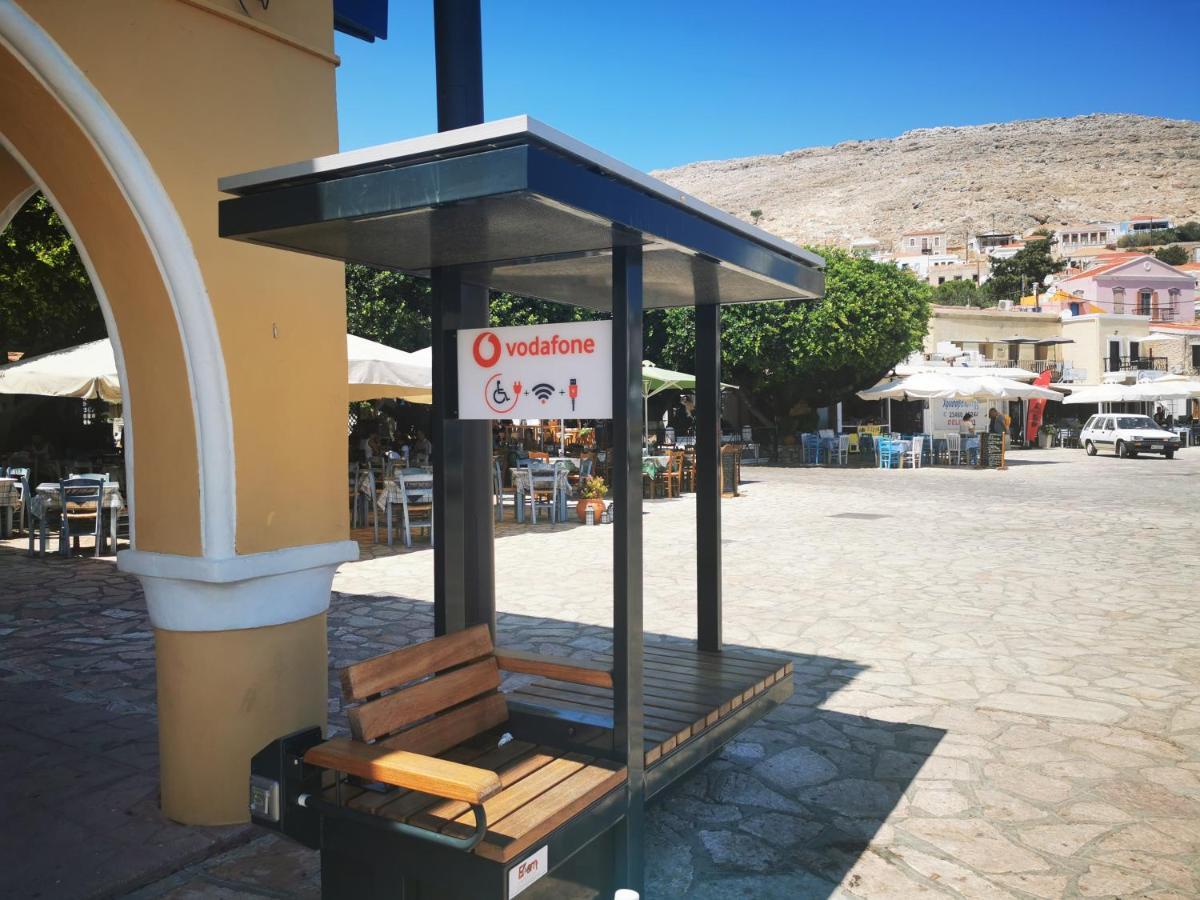 Kalypso Apartment Chalki Town Exterior photo